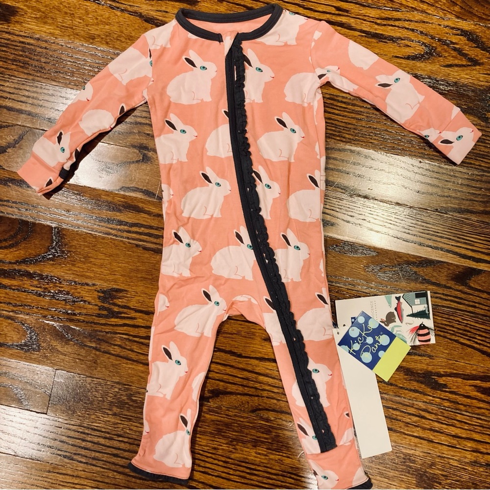 *NWT* KICKEE PANTS Romper, Size 9-12mo